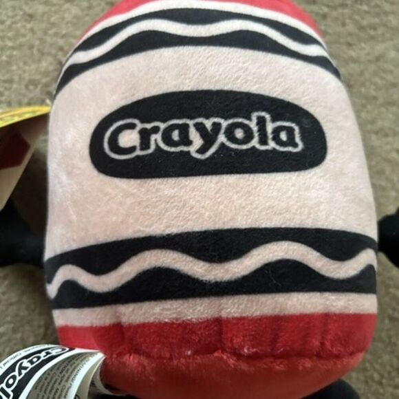 Crayola Red Plush 2017 Collectible Soft Toy With Tags Attached - Picture 4 of 8